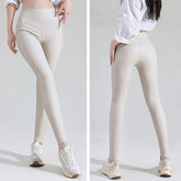 FIERCEFLEX™ - LEGGINSY „SKÓRZANE” OCIEPLANE